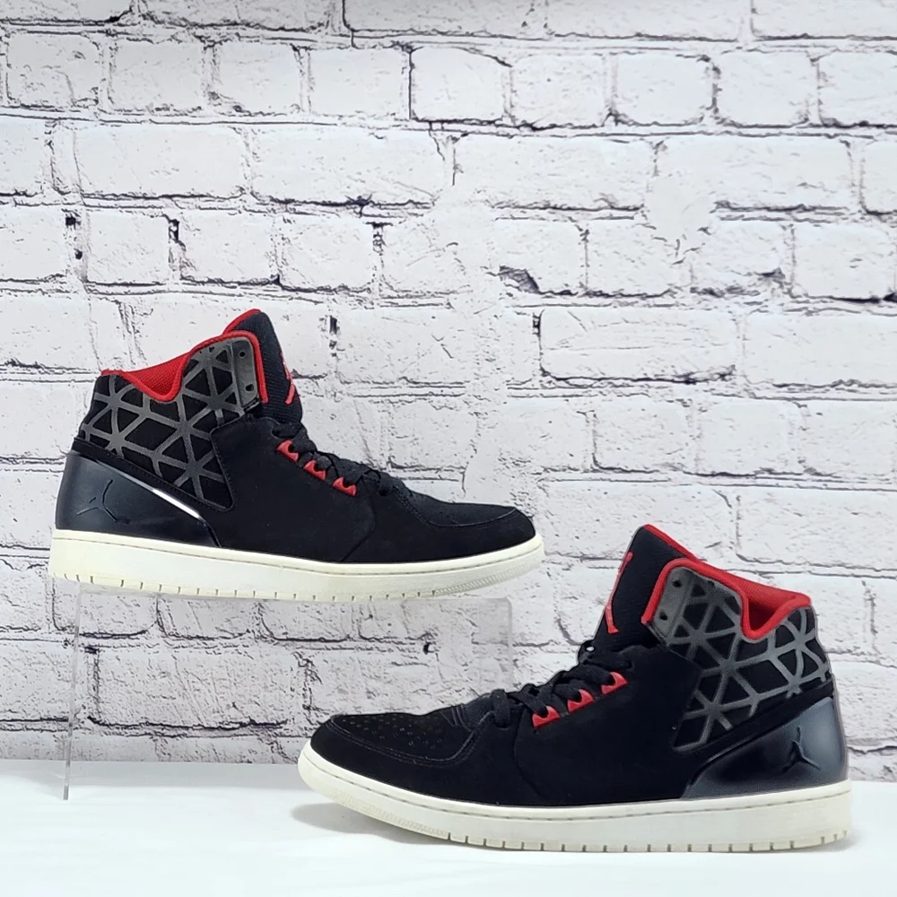AIR JORDAN 1 FLIGHT 3 – Sneaker, 2014, black/red, size 12
